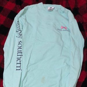 simply southern puppy long sleeve tee:)